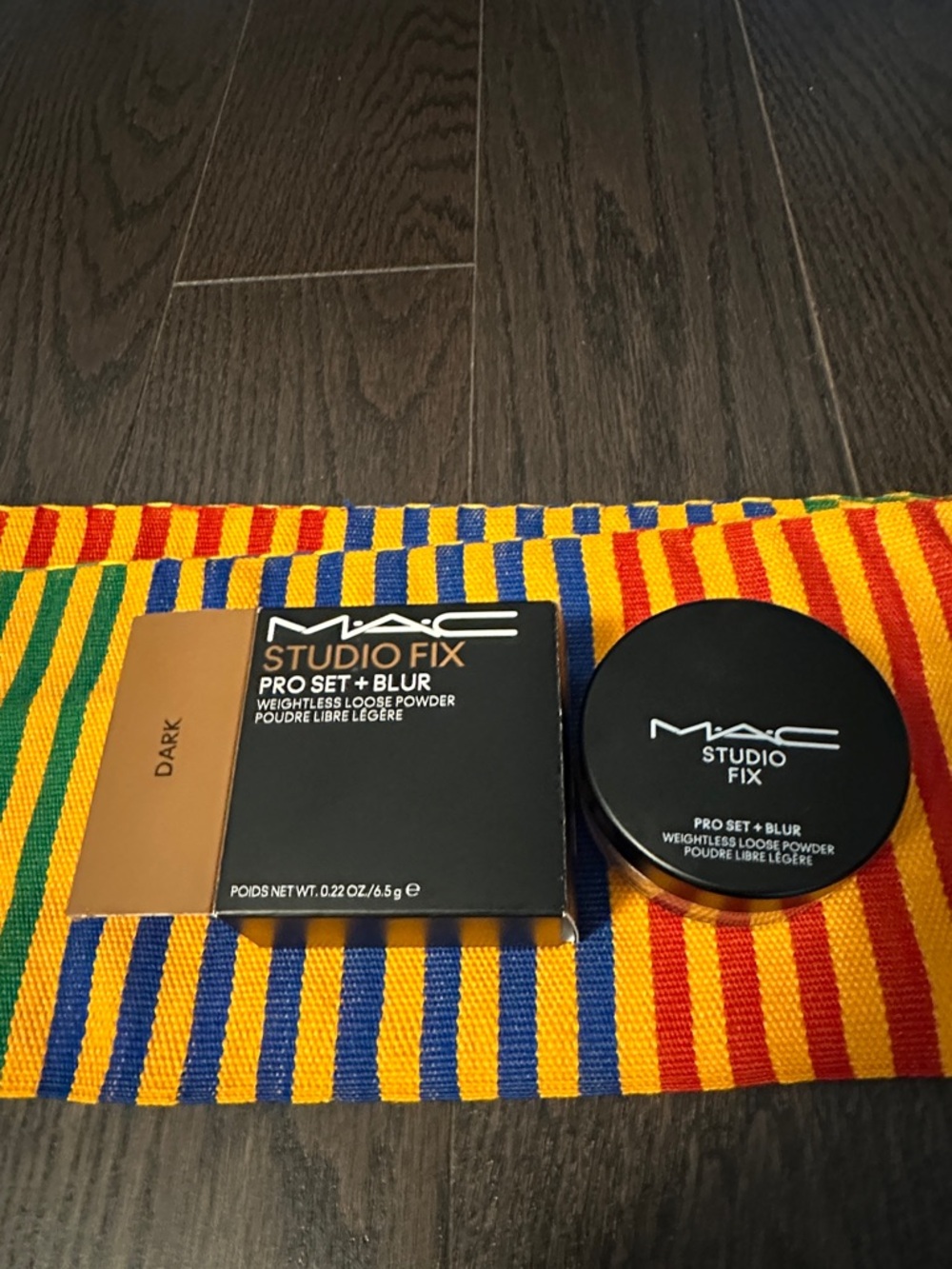 MAC Studio Fix Pro Set + Blur Loose Setting Powder - Black, Tan